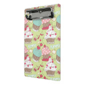 Cupcake-patroon Mini Klembord (Angled2)