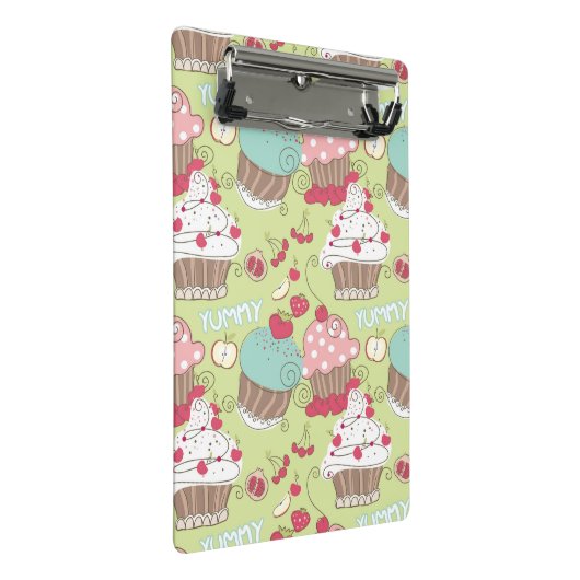 Cupcake-patroon Mini Klembord (Schuin)