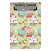 Cupcake-patroon Mini Klembord (Voorkant)