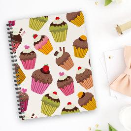 Cupcake Patroon, Muffin Patroon, Chocolade, Harten Planner