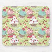 Cupcake-patroon Muismat (Voorkant)