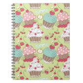 Cupcake-patroon Notitieboek (Voorkant)
