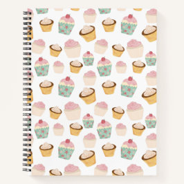 Cupcake-patroon Notitieboek