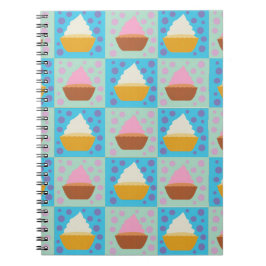 Cupcake-patroon Notitieboek
