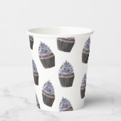Cupcake-patroon Papieren Bekers (Links)