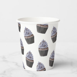 Cupcake-patroon Papieren Bekers