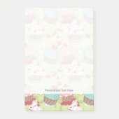 Cupcake-patroon Post-it® Notes (Voorkant)