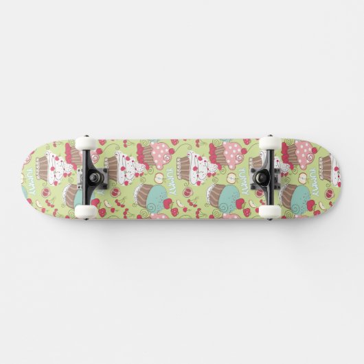 Cupcake-patroon Skateboard (Horizontaal)