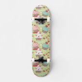 Cupcake-patroon Skateboard (Voorkant)