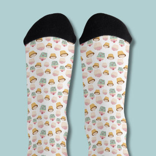 Cupcake Patroon Sokken