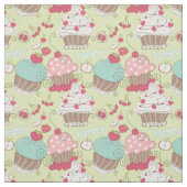 Cupcake-patroon Stof (Swatch)
