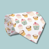 Cupcake Patroon Stropdas