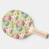 Cupcake-patroon Tafeltennisbatje (Zijkant)