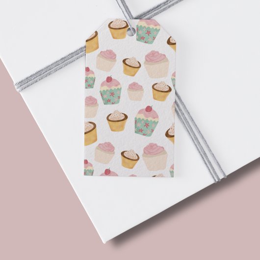 Cupcake Pattern Birthday Cadeaulabel