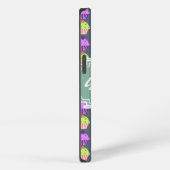 Cupcake Pattern MintPersonalized Name iPhone Hoesje (Rechterkant)