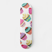 Cupcake Pattern Skateboard (Voorkant)