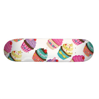 Cupcake Pattern Skateboard