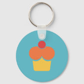 Cupcake-pictogram Sleutelhanger (Voorkant)