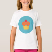 Cupcake-pictogram T-shirt (Voorkant)