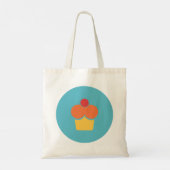 Cupcake-pictogram Tote Bag (Achterkant)