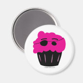 Cupcake Pirate Magneet (Voorkant / Achterkant)