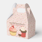 Cupcake Plezier Bedankdoosjes (Voorkant Zijde)