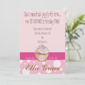 Cupcake & Polka Dots - 2e Kaart (Staand voorkant)