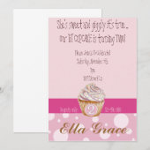 Cupcake & Polka Dots - 2e Kaart (Voorkant / Achterkant)