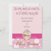 Cupcake & Polka Dots Kaart (Voorkant)