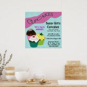 CUPCAKE POSTER - GROTE ADVERTISING - PERSONALIZE (Keuken)