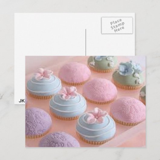 Cupcake-postkaart Briefkaart (Voorkant / Achterkant)