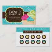  Cupcake-prijzen Klantenkaartje (Voorkant / Achterkant)