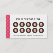  Cupcake-prijzen Klantenkaartje (Voorkant)