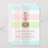 Cupcake Princess Birthday Party Kaart (Voorkant)