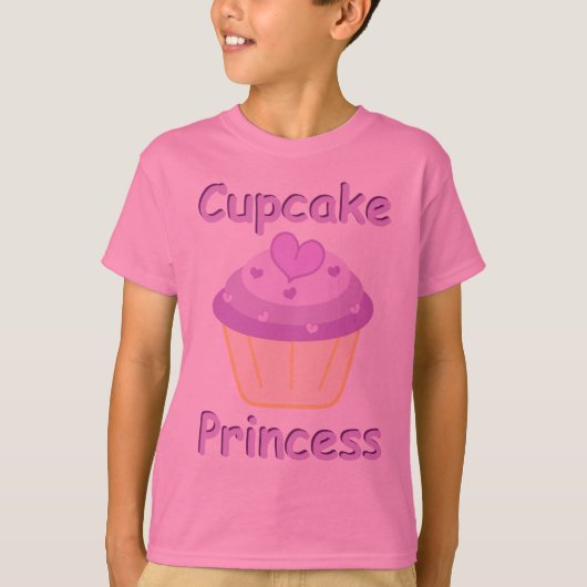 Cupcake Princess T-shirt (Voorkant)