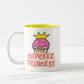 Cupcake Princess Tweekleurige Koffiemok (Links)