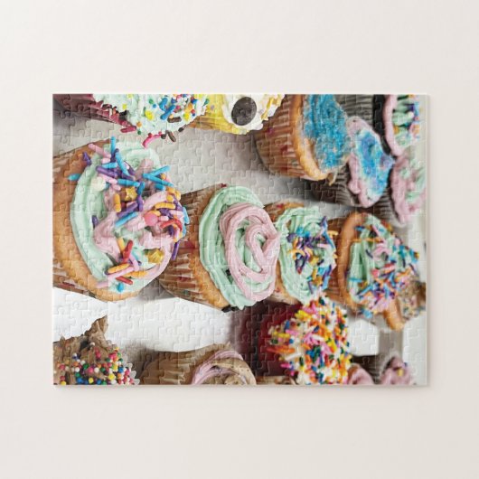 Cupcake Puzzle Legpuzzel (Horizontaal)
