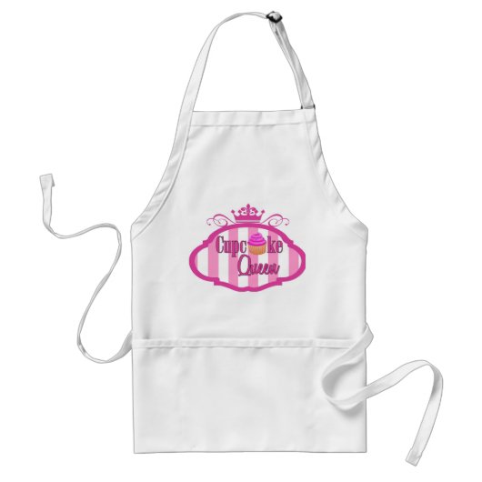 Cupcake Queen Apron Standaard Schort (Voorkant)