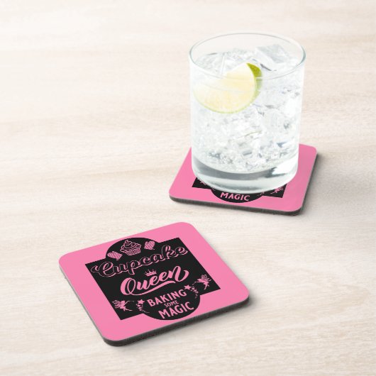 Cupcake Queen Bier Onderzetter (Rechterzijde)