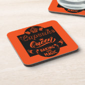 Cupcake Queen Bier Onderzetter (Linkerzijde)