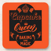 Cupcake Queen Bier Onderzetter (Voorkant)