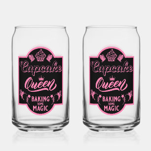 Cupcake Queen Blikvorm Glas