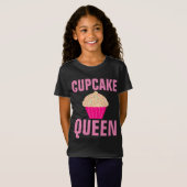 CUPCAKE QUEEN Girls T-Shirts (Voorkant volledig)