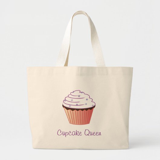 Cupcake Queen Jumbo Tas (Voorkant)