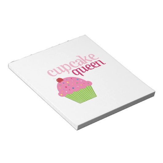 Cupcake Queen Notitieblok (Schuin)
