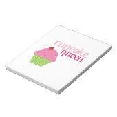 Cupcake Queen Notitieblok (Linkerzijde)
