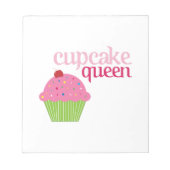 Cupcake Queen Notitieblok (Voorkant)