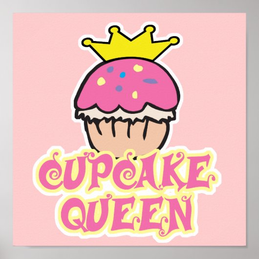 Cupcake Queen Poster (Voorkant)