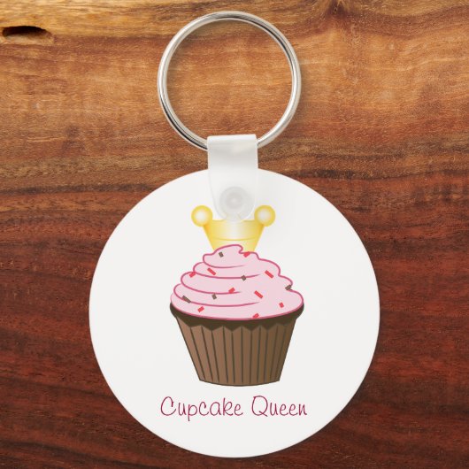 Cupcake Queen Sleutelhanger (Voorkant)