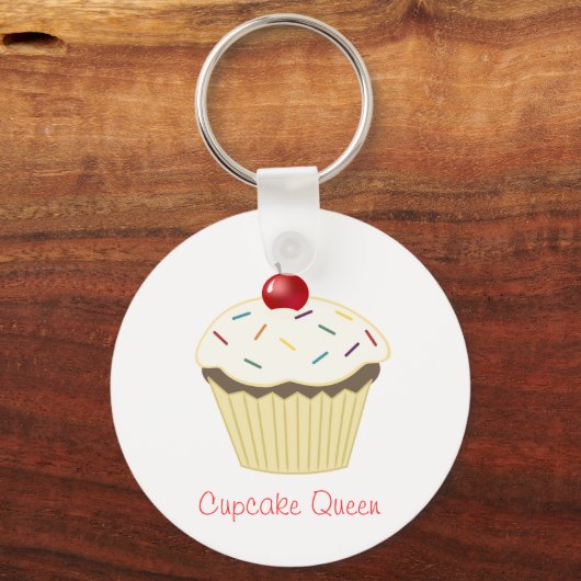 Cupcake Queen Sleutelhanger (Voorkant)